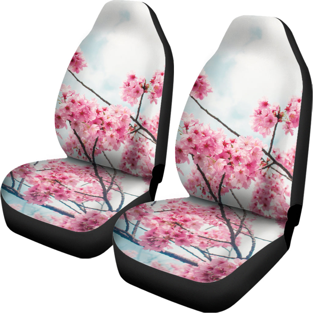 Pink Cherry Blossom Print Universal Fit Car Seat Covers
