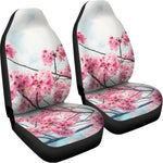 Pink Cherry Blossom Print Universal Fit Car Seat Covers