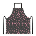 Pink Cherry Pattern Print Apron