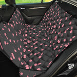 Pink Cherry Pattern Print Pet Car Back Seat Cover