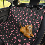 Pink Cherry Pattern Print Pet Car Back Seat Cover