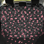 Pink Cherry Pattern Print Pet Car Back Seat Cover