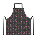 Pink Christmas Flamingo Pattern Print Apron