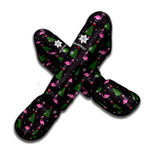 Pink Christmas Flamingo Pattern Print Muay Thai Shin Guard