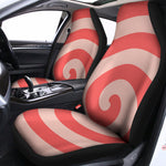 Pink Circle Swirl Print Universal Fit Car Seat Covers