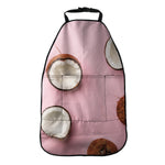 Pink Coconut Pattern Print Car Seat Organizers