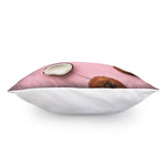 Pink Coconut Pattern Print Pillow Cover