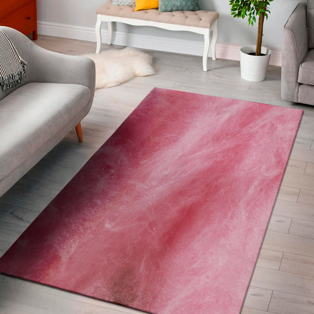 Pink Cotton Candy Print Area Rug