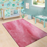 Pink Cotton Candy Print Area Rug