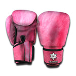 Pink Cotton Candy Print Boxing Gloves