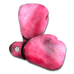 Pink Cotton Candy Print Boxing Gloves