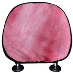 Pink Cotton Candy Print Car Headrest Covers