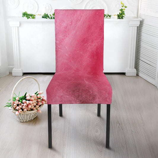 Pink Cotton Candy Print Dining Chair Slipcover
