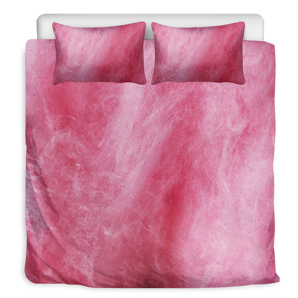 Pink Cotton Candy Print Duvet Cover Bedding Set