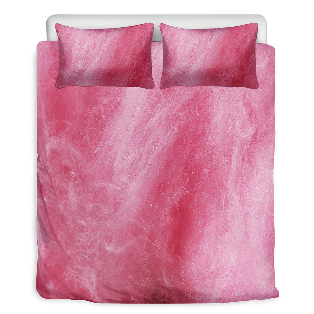 Pink Cotton Candy Print Duvet Cover Bedding Set