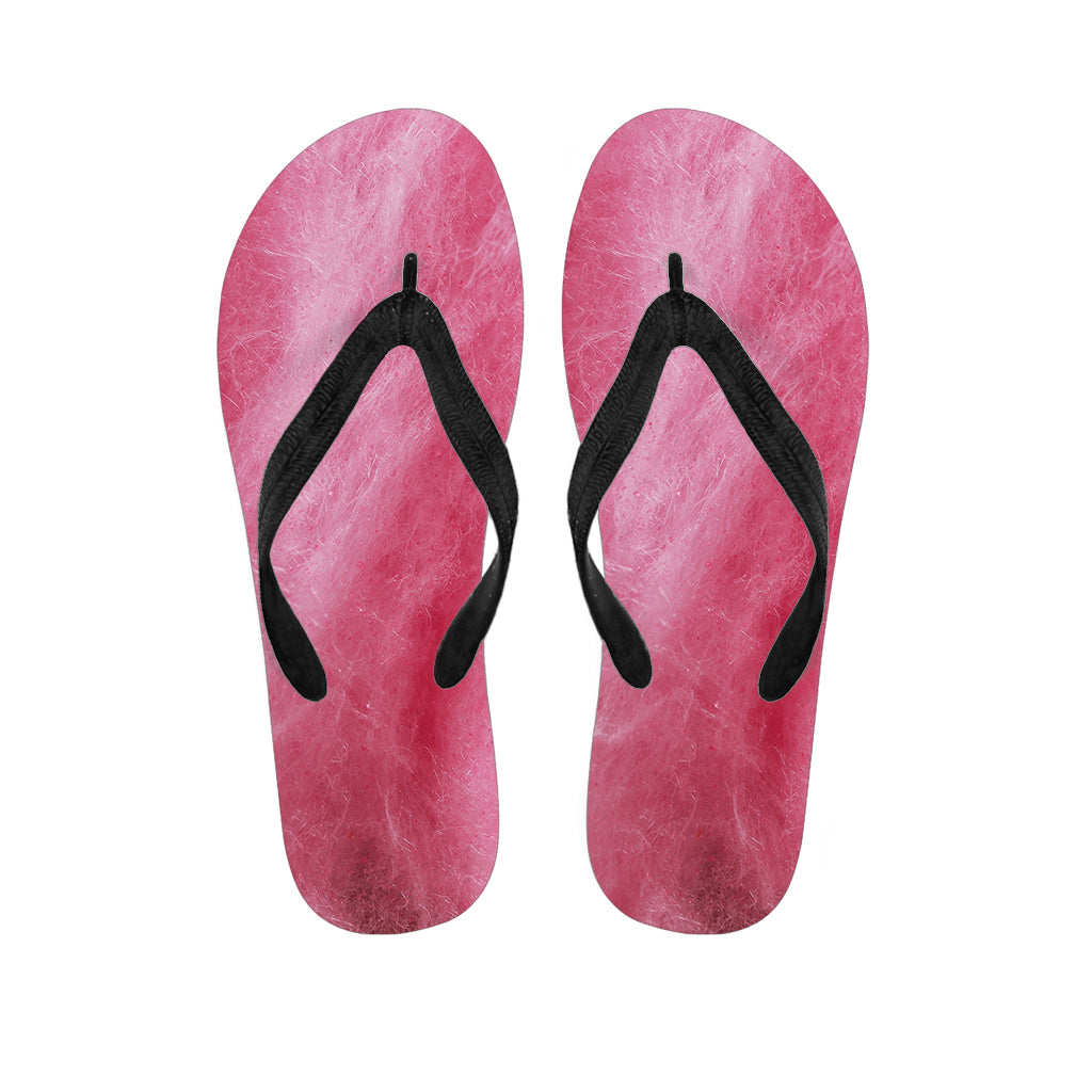 Pink Cotton Candy Print Flip Flops