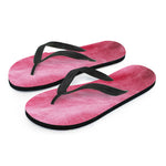 Pink Cotton Candy Print Flip Flops