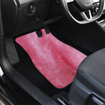 Pink Cotton Candy Print Front and Back Car Floor Mats