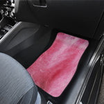 Pink Cotton Candy Print Front and Back Car Floor Mats