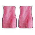 Pink Cotton Candy Print Front Car Floor Mats