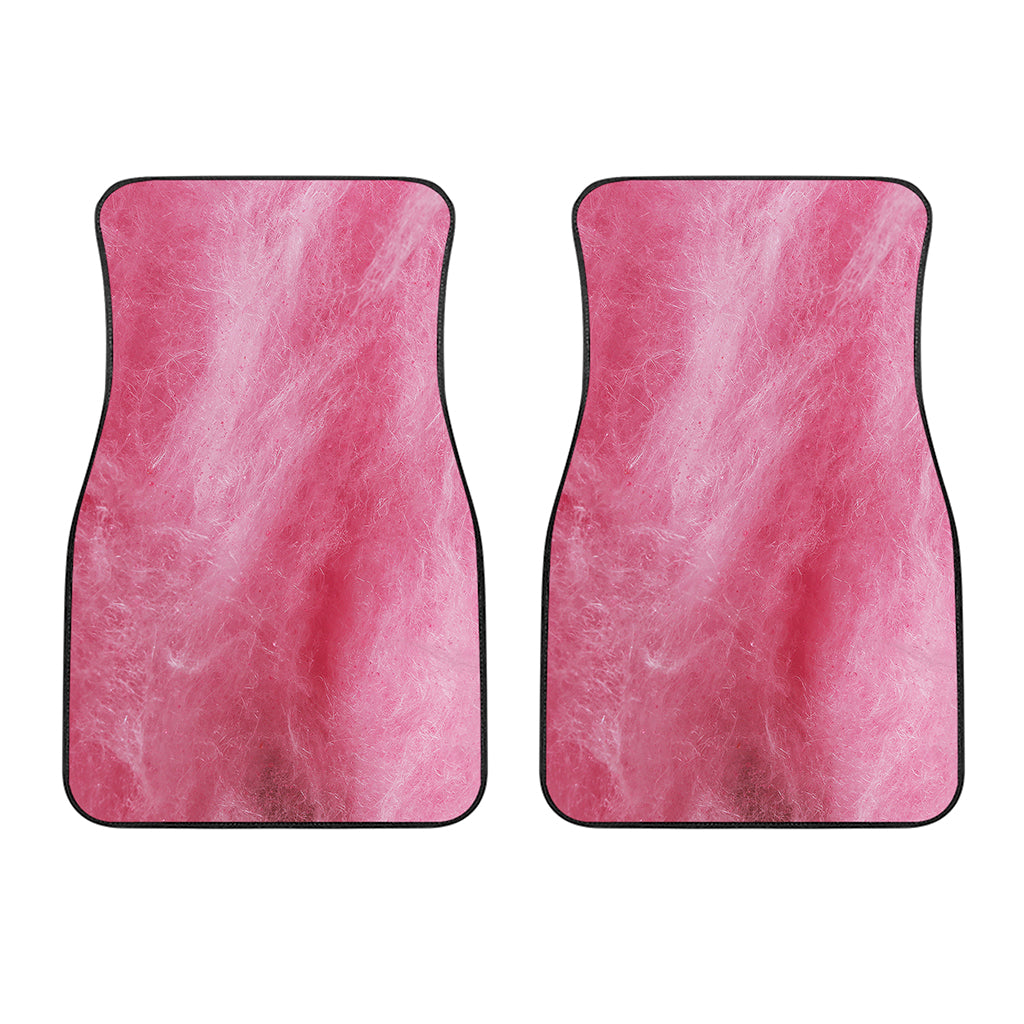 Pink Cotton Candy Print Front Car Floor Mats