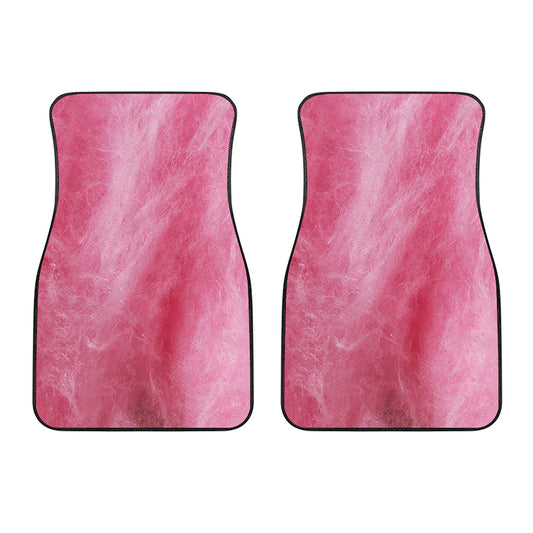 Pink Cotton Candy Print Front Car Floor Mats