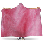Pink Cotton Candy Print Hooded Blanket