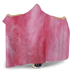 Pink Cotton Candy Print Hooded Blanket