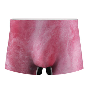 Pink Cotton Candy Print Men's Boxer Briefs