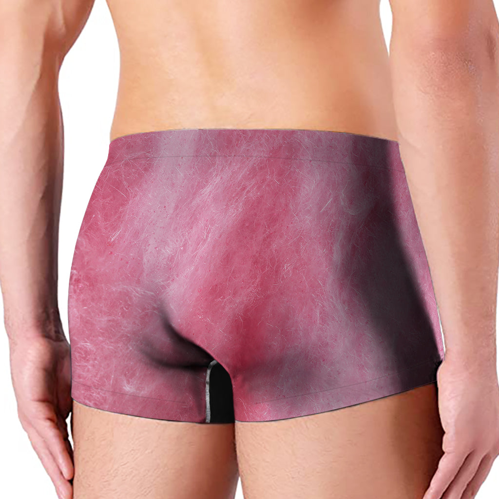 Pink Cotton Candy Print Men's Boxer Briefs