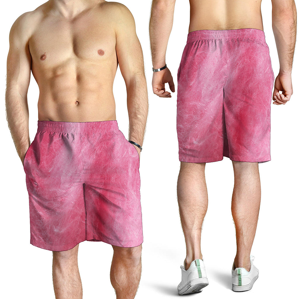 Pink Cotton Candy Print Men's Shorts