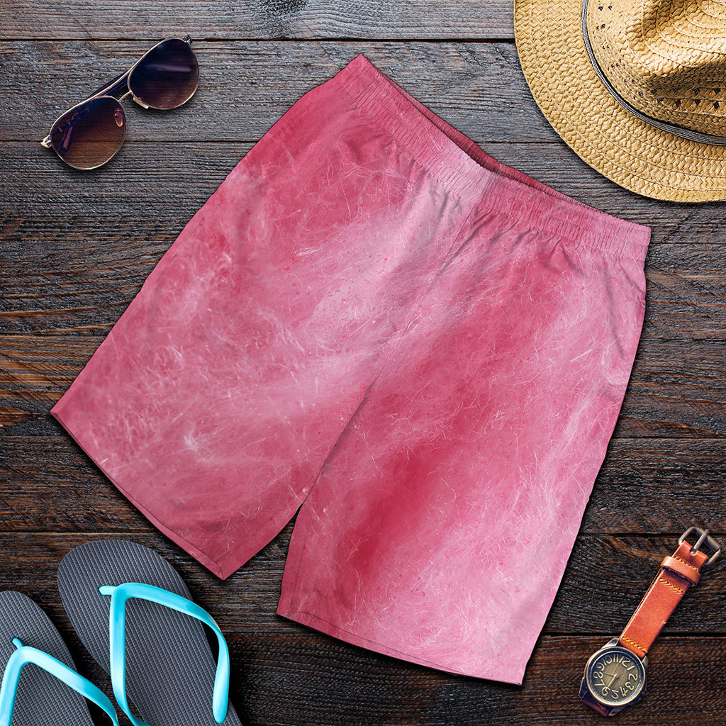 Pink Cotton Candy Print Men's Shorts