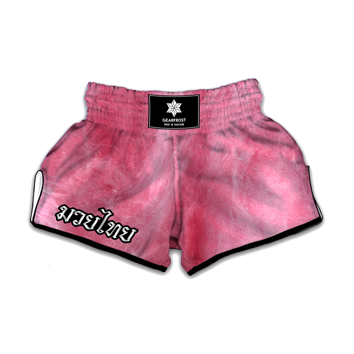 Pink Cotton Candy Print Muay Thai Boxing Shorts