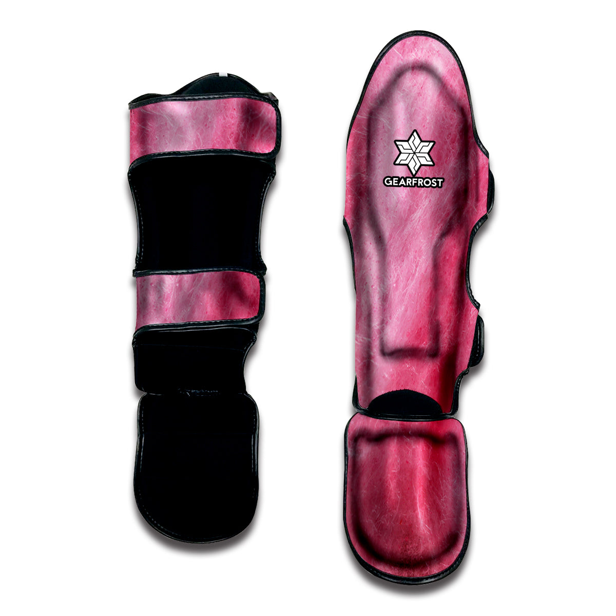 Pink Cotton Candy Print Muay Thai Shin Guard