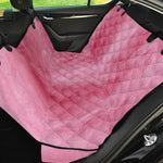 Pink Cotton Candy Print Pet Car Back Seat Cover