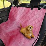 Pink Cotton Candy Print Pet Car Back Seat Cover