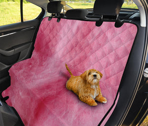 Pink Cotton Candy Print Pet Car Back Seat Cover