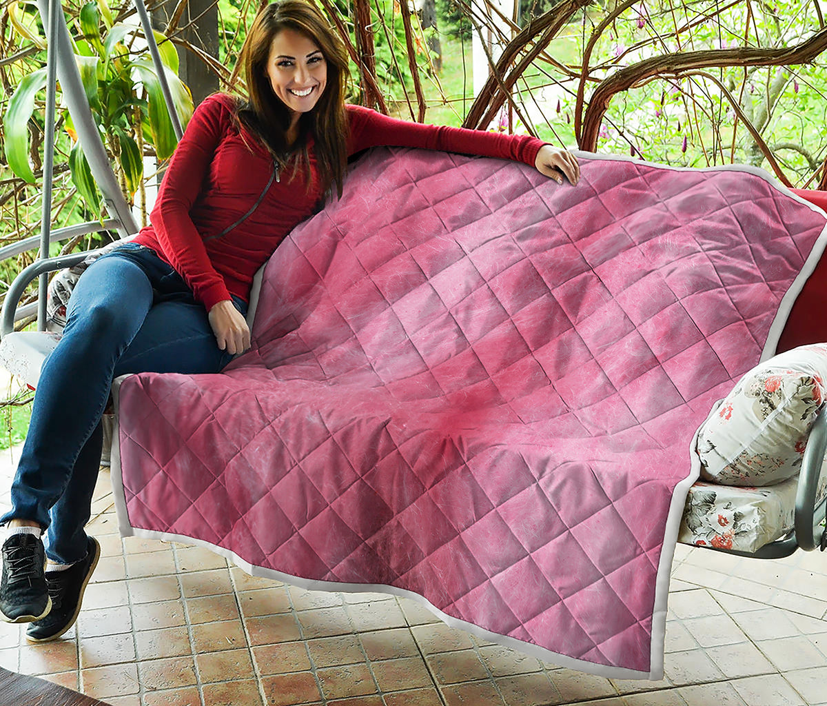 Pink Cotton Candy Print Quilt