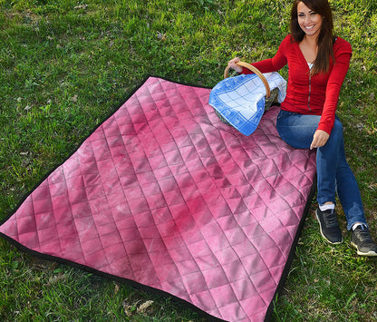 Pink Cotton Candy Print Quilt