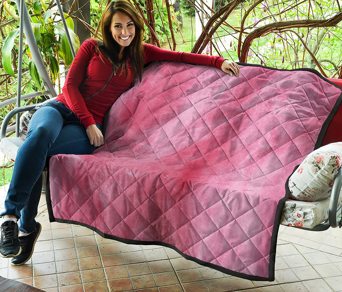 Pink Cotton Candy Print Quilt