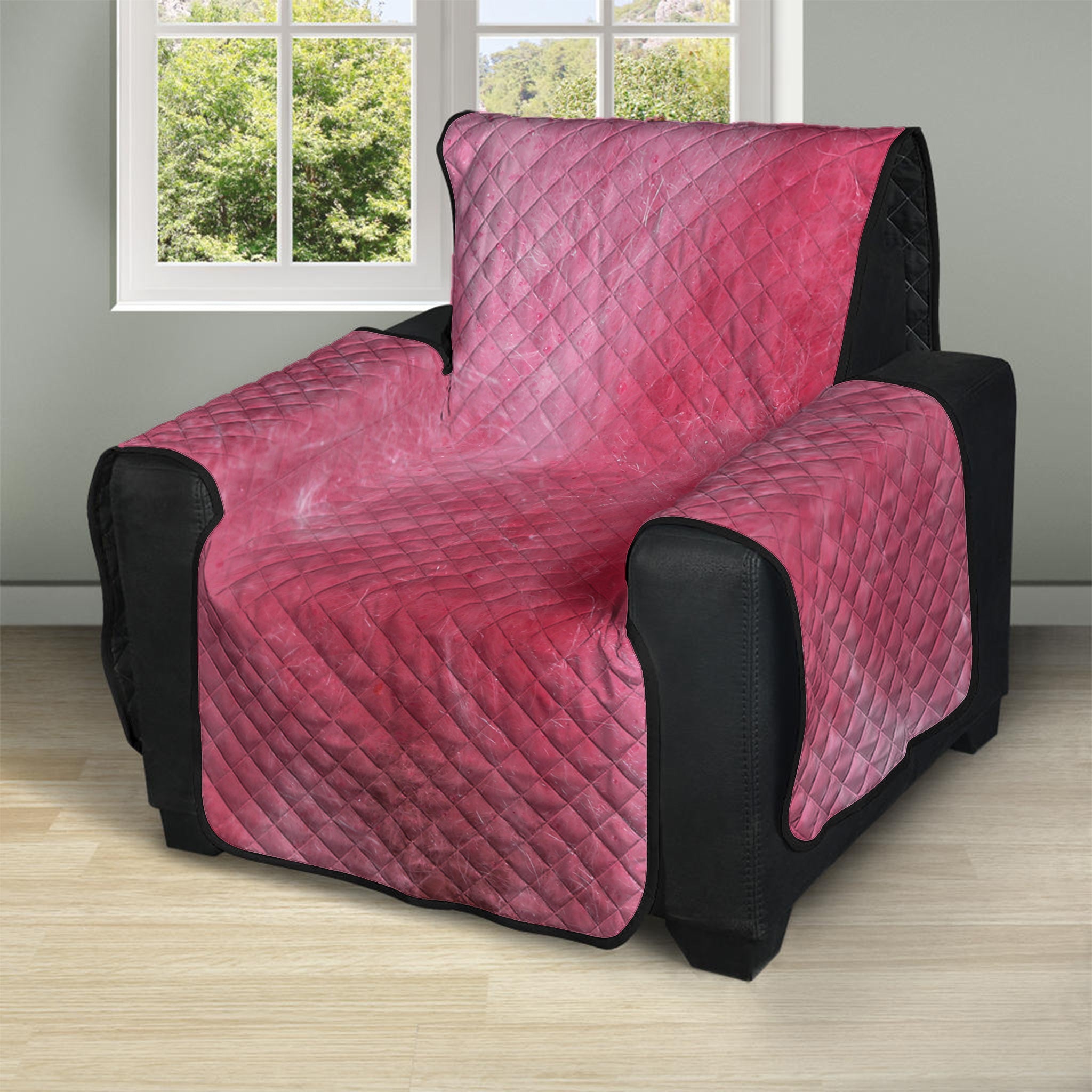 Pink Cotton Candy Print Recliner Protector