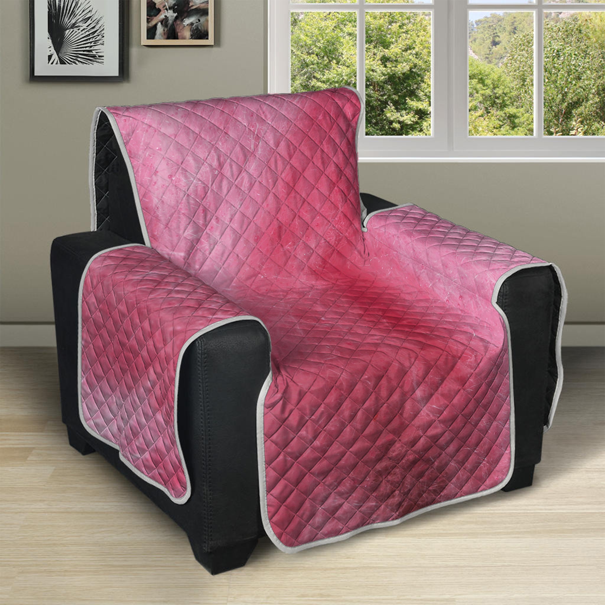 Pink Cotton Candy Print Recliner Protector