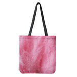Pink Cotton Candy Print Tote Bag