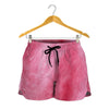 Pink Cotton Candy Print Women's Shorts