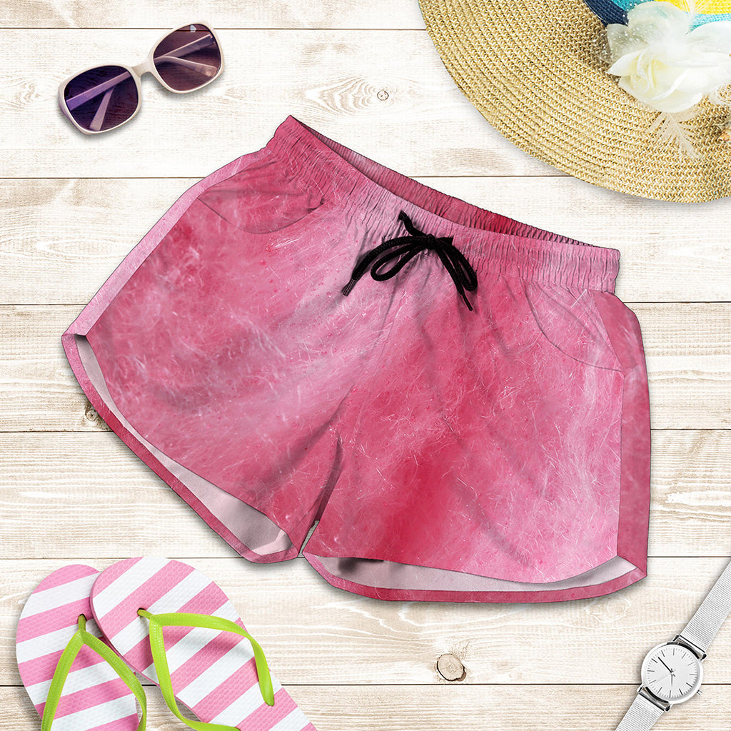 Pink Cotton Candy Print Women's Shorts