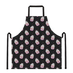Pink Cupcake Pattern Print Apron