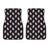 Pink Cupcake Pattern Print Front Car Floor Mats