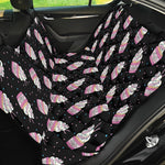 Pink Cupcake Pattern Print Pet Car Back Seat Cover