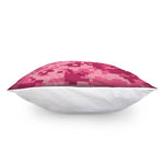 Pink Digital Camo Pattern Print Pillow Cover