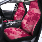 Pink Digital Camo Pattern Print Universal Fit Car Seat Covers